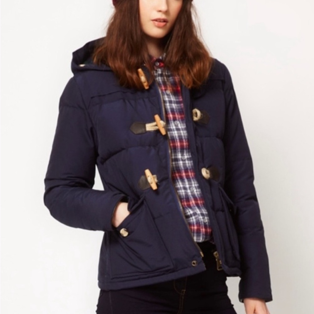 Penfield Navy Blue Toggle Coat